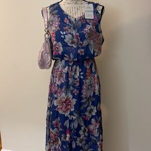 ❤️🌸❤️ So sexy Maxi silk dress 👗❤️👠🌸